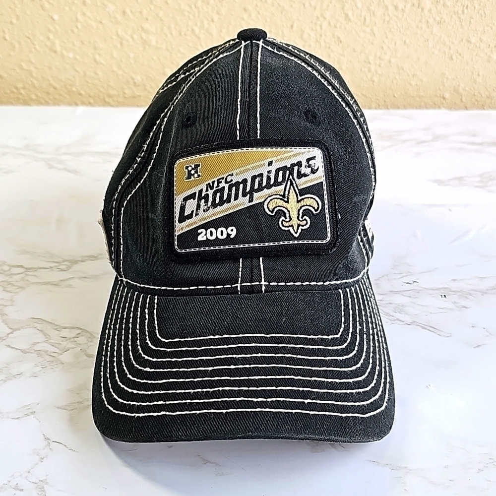 REEBOK New Orleans Saints 2009 NFC Champions Hat.